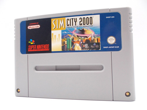 Simcity 2000 snes super - simcity,