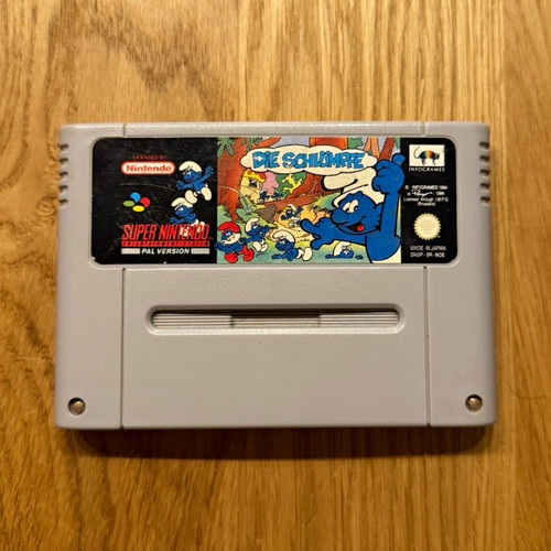 Die schlümpfe nintendo snes - die, (nintendo