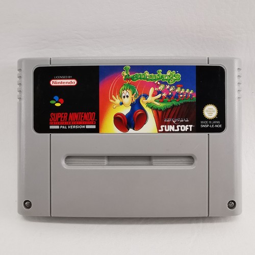 Lemmings snes super nintendo - lemmings,