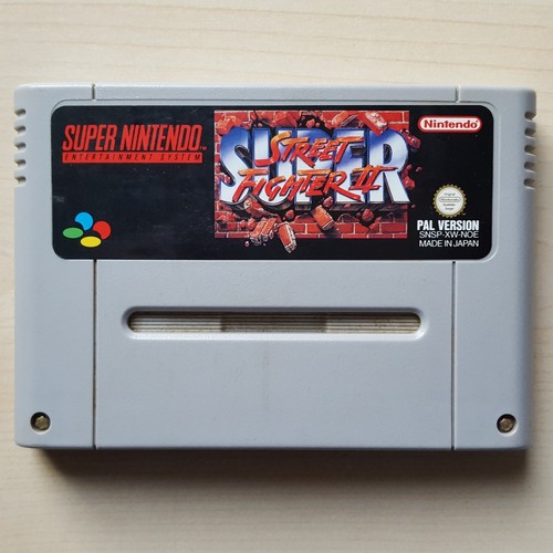 Snes super street fighter - street, 2