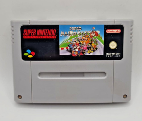 Super mario kart snes - super,