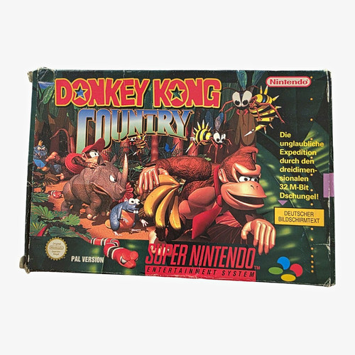 Donkey kong country snes pal - donkey,