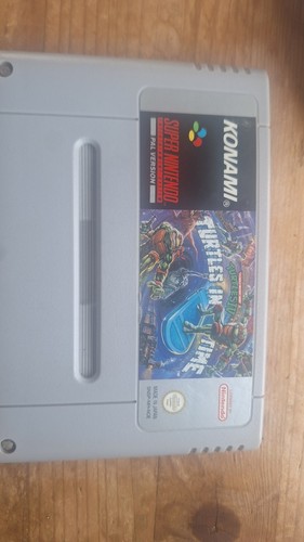 Turtles time snes super - turtles,