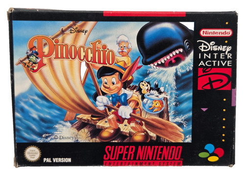 Super nintendo snes pinocchio - nintendo,