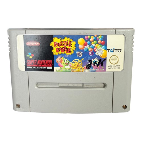 Snes puzzle bobble spiel modul - snes,