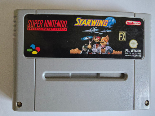 Starwing snes super - starwing, nintendo