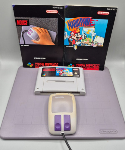Mario paint snes super - snes,