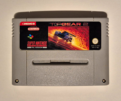 Nintendo snes top gear pal - top,