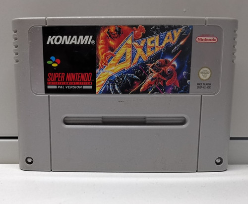 Axelay snes super - axelay,