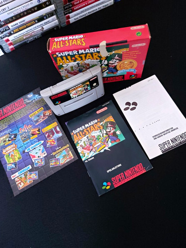 Super mario all stars snes - super,