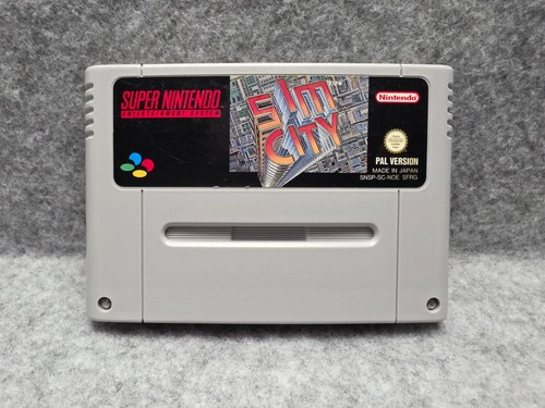 Sim city super - city, snes