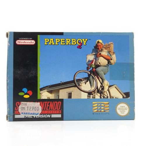 Super nintendo spiel paperboy - spiel:,
