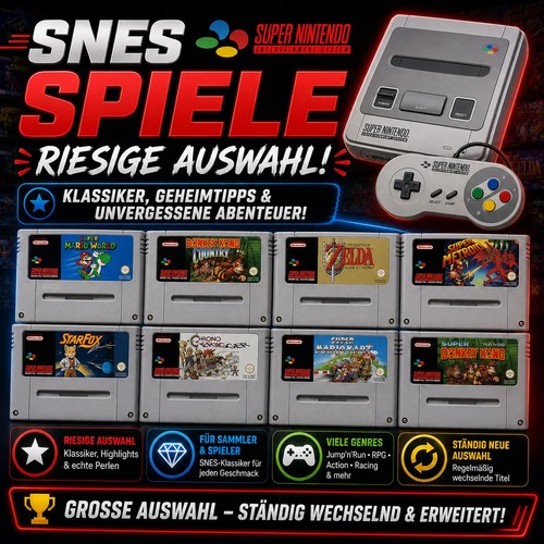 Snes spiele auswahl - snes, |