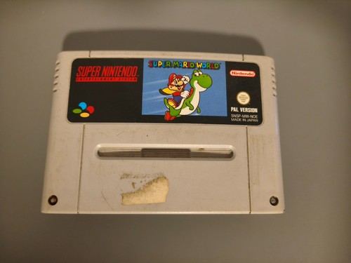 Nintendo snes super mario - -,